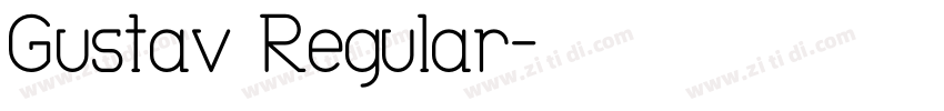 Gustav Regular字体转换